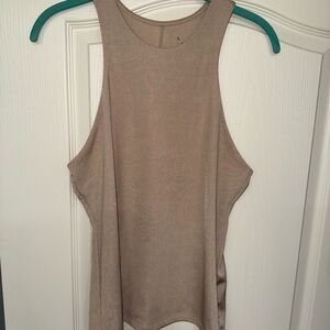 a new day Ribbed Sleeveless Tank Top in Taupe
